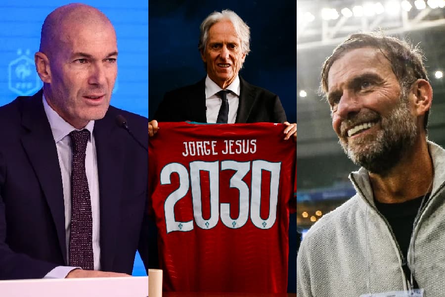 Zidane, Jesus, Klopp e mais: os novos técnicos das seleções