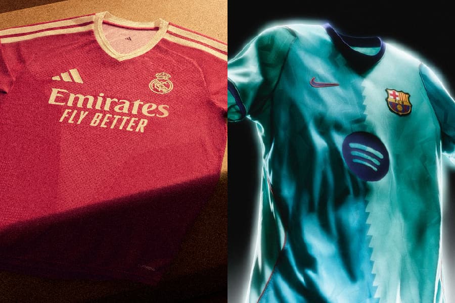 Real Madrid e Barcelona lançam novos uniformes; veja fotos