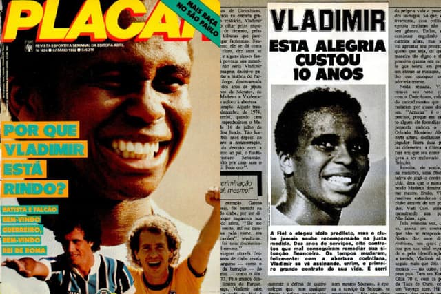 Wladimir completa 72 anos; relembre capa com ídolo do Corinthians