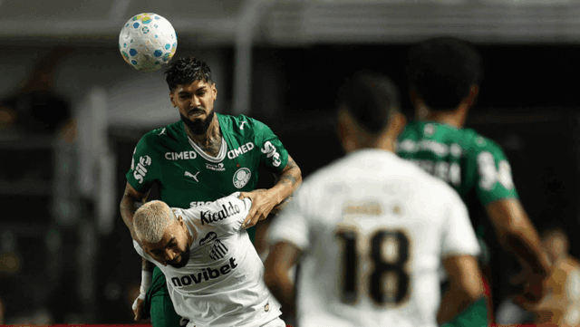 Palmeiras administra vantagem, empata com Santos e avança às semis