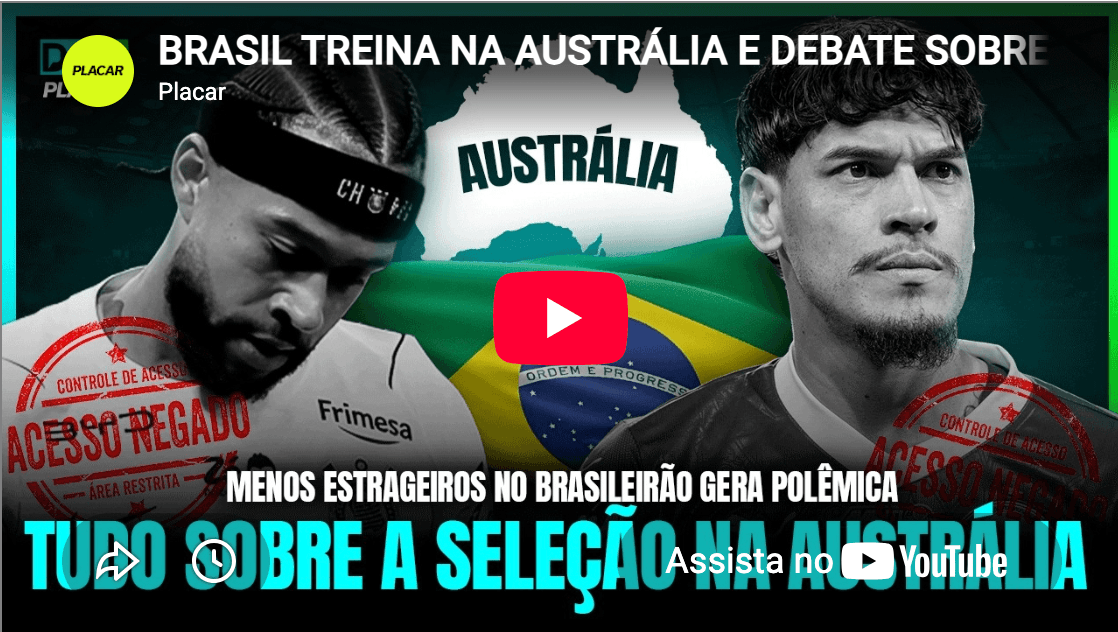 Vídeo: Debate PLACAR discute polêmica da redução de estrangeiros no Brasileirão; assista