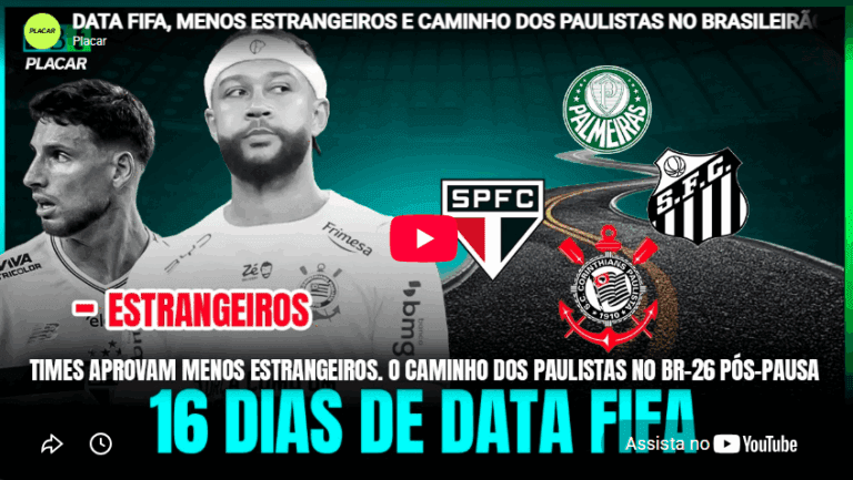 Debate PLACAR: Data Fifa e número de estrangeiros são os temas do programa