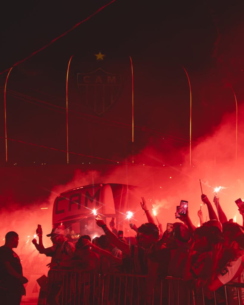 Torcida do Atlético Mineiro fez bonita festa antes de clássico - Pedro Souza / Atlético