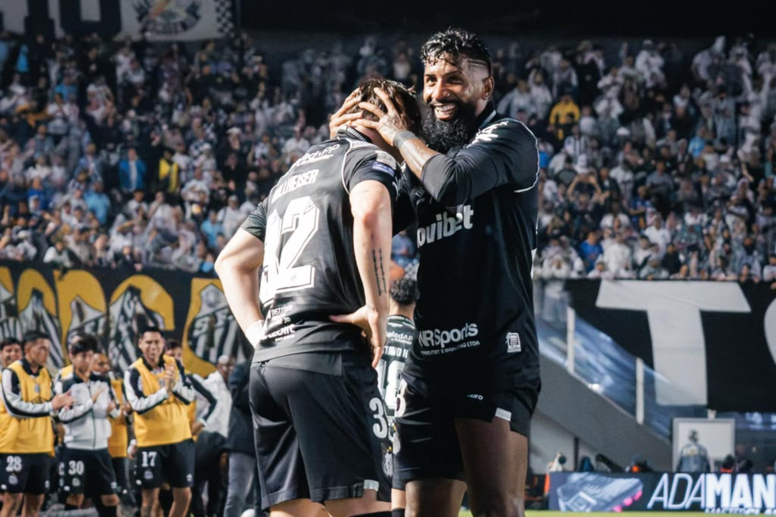 O Santos venceu o Cruzeiro, na Vila Belmiro