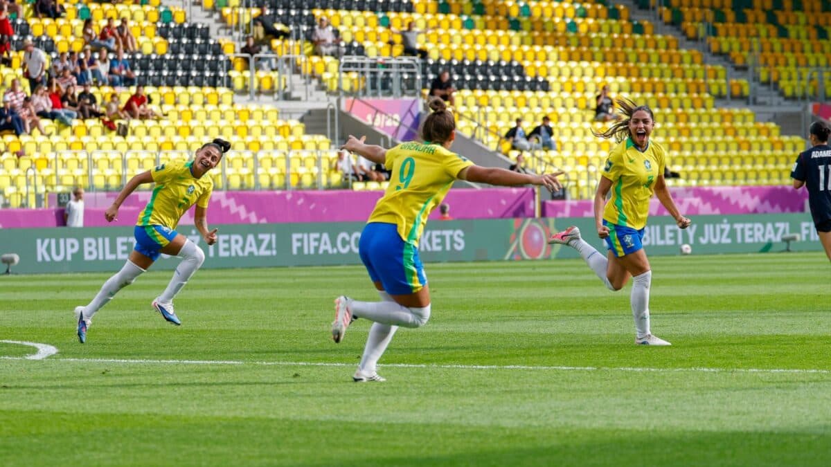 Brasil elimina Estados Unidos e avança às quartas da Copa do Mundo Feminina Sub-20