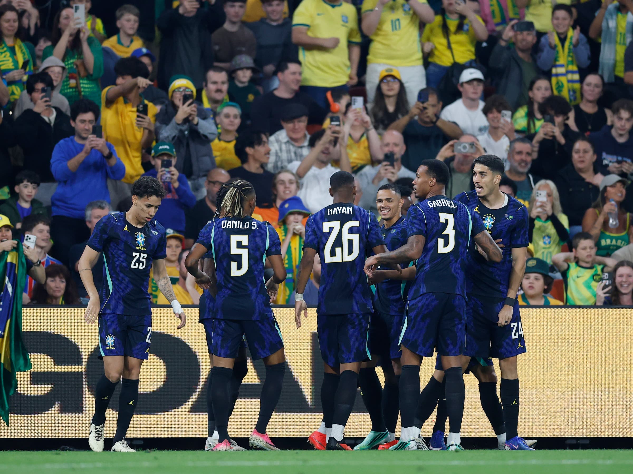 Seleção brasileira comemora gol contra a Austrália - Rafael Ribeiro / CBF