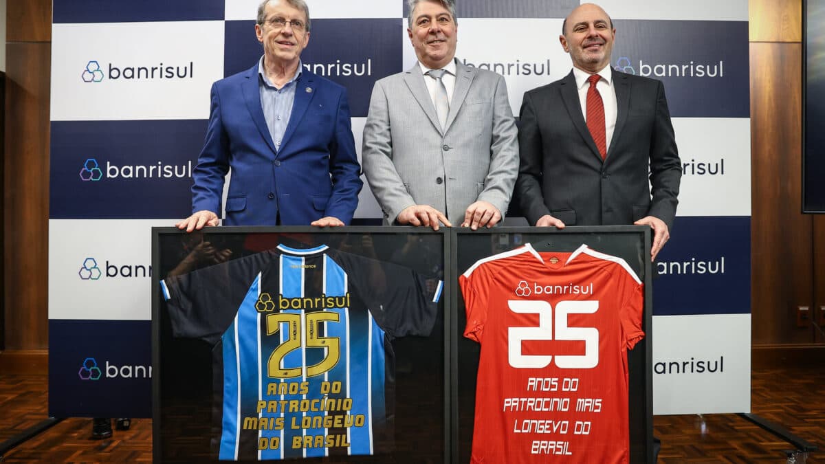 Grêmio e Inter acertam retorno de patrocinador máster ‘histórico’ para os clubes