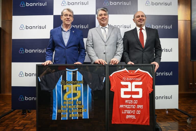 Grêmio e Inter acertam retorno de patrocinador máster ‘histórico’ para os clubes