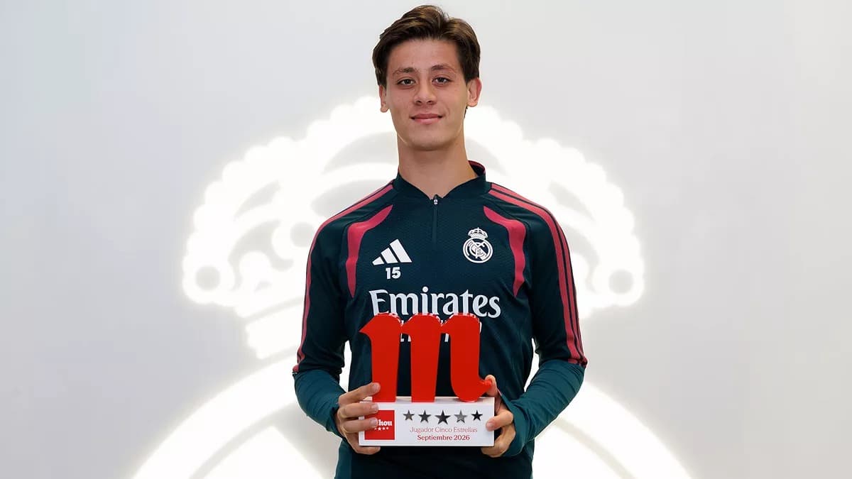 Arda Güler desbanca astros e é eleito o melhor do Real Madrid