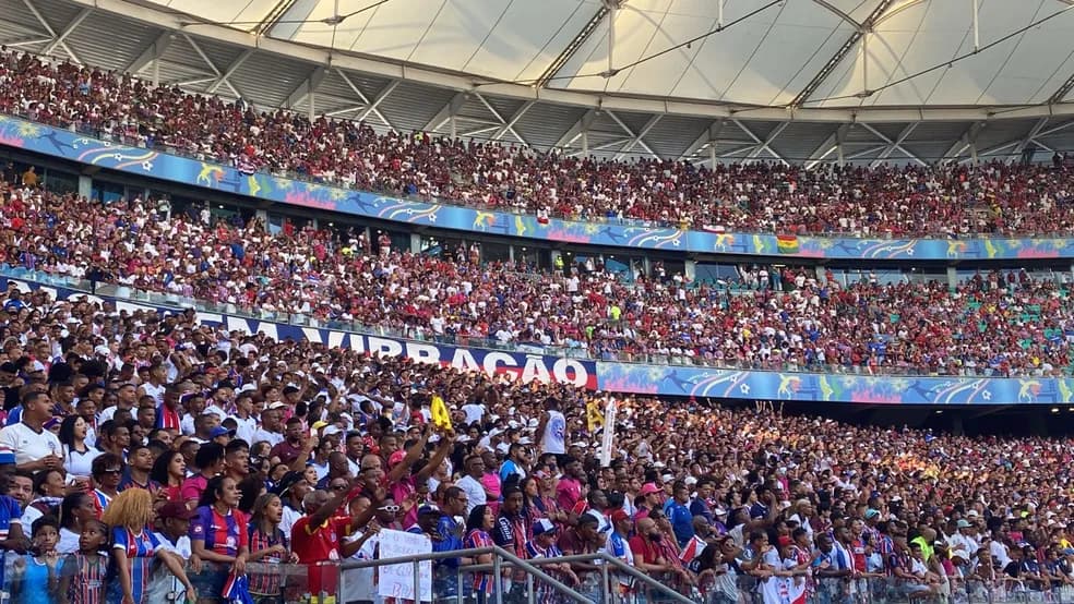 Bahia ultrapassa meio milhão de torcedores na Fonte Nova em 2026