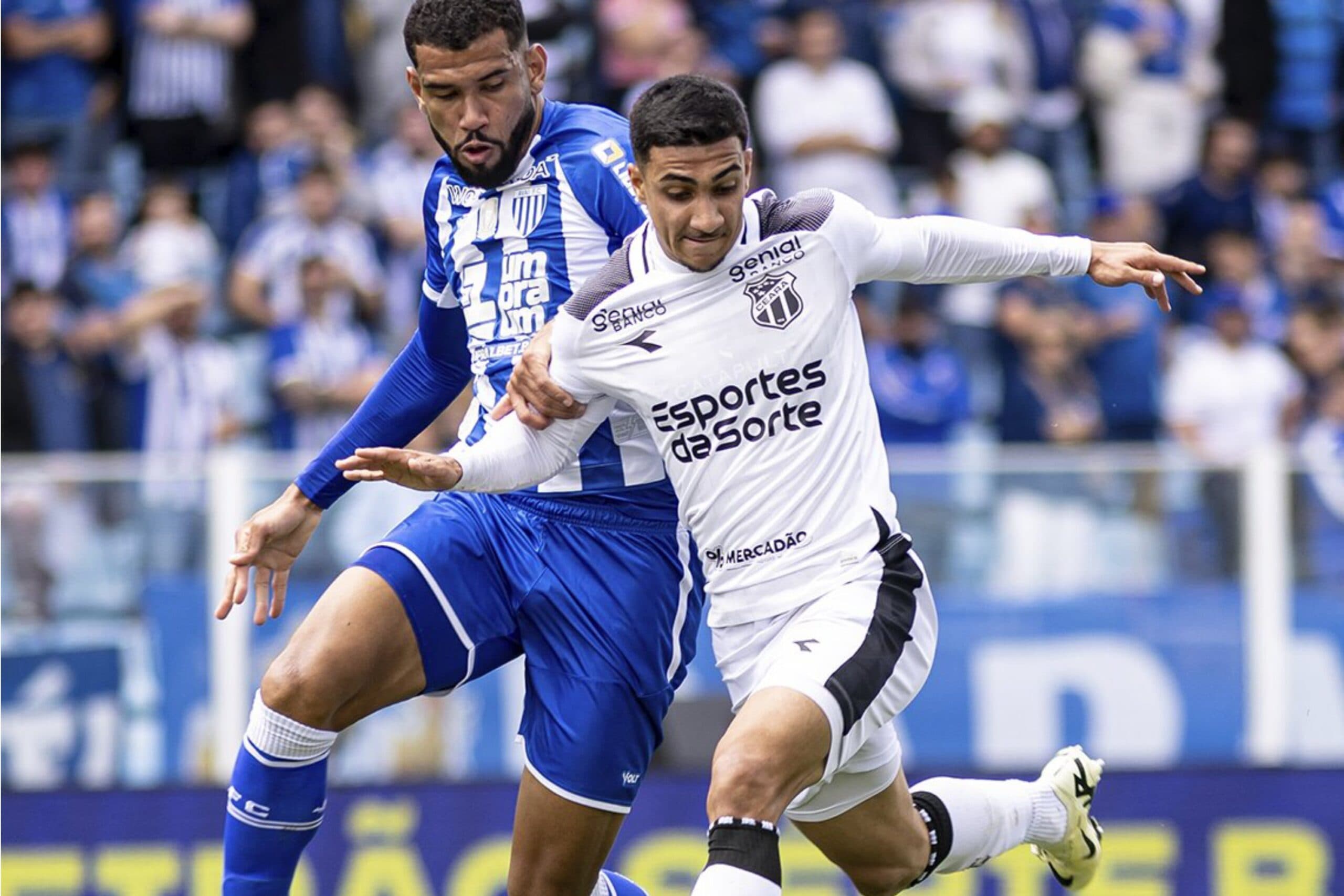 Avaí finaliza mais, mas empata sem gols com o Ceará na Ressacada