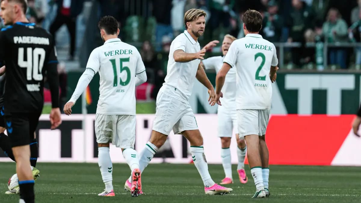 Füllkrug marca duas vezes, e Werder Bremen busca o empate com o Paderborn