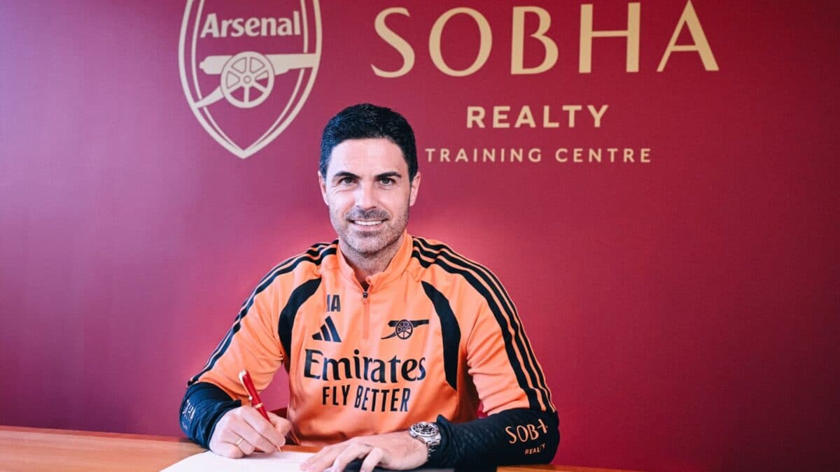 Arsenal anuncia renovação de Mikel Arteta até 2030