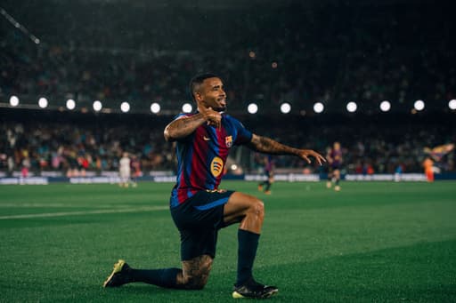 Gabriel Jesus tem segunda melhor média de participação em gols no Barcelona