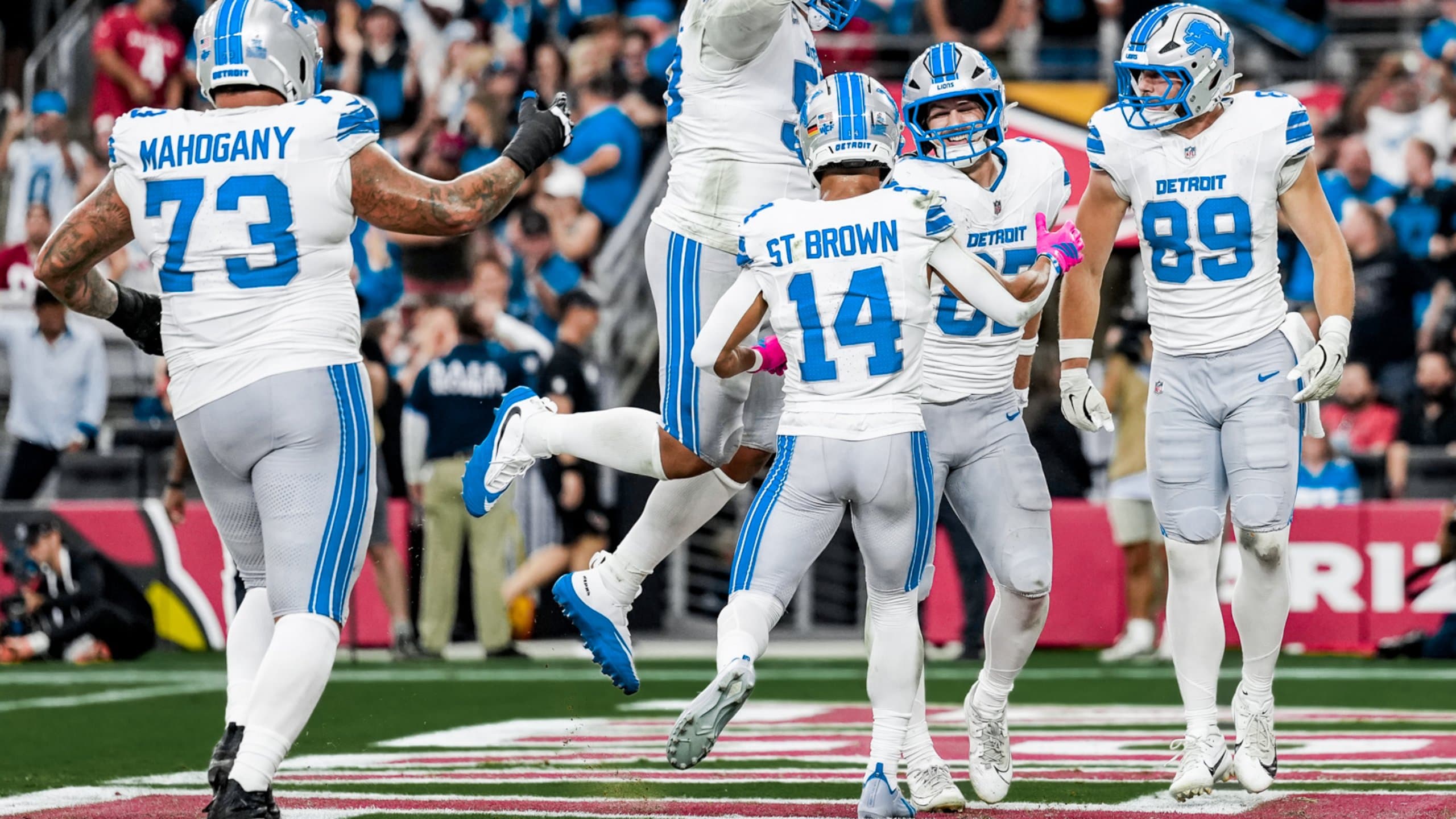 NFL: Lions anotam 24 pontos no segundo quarto e vencem Cardinals