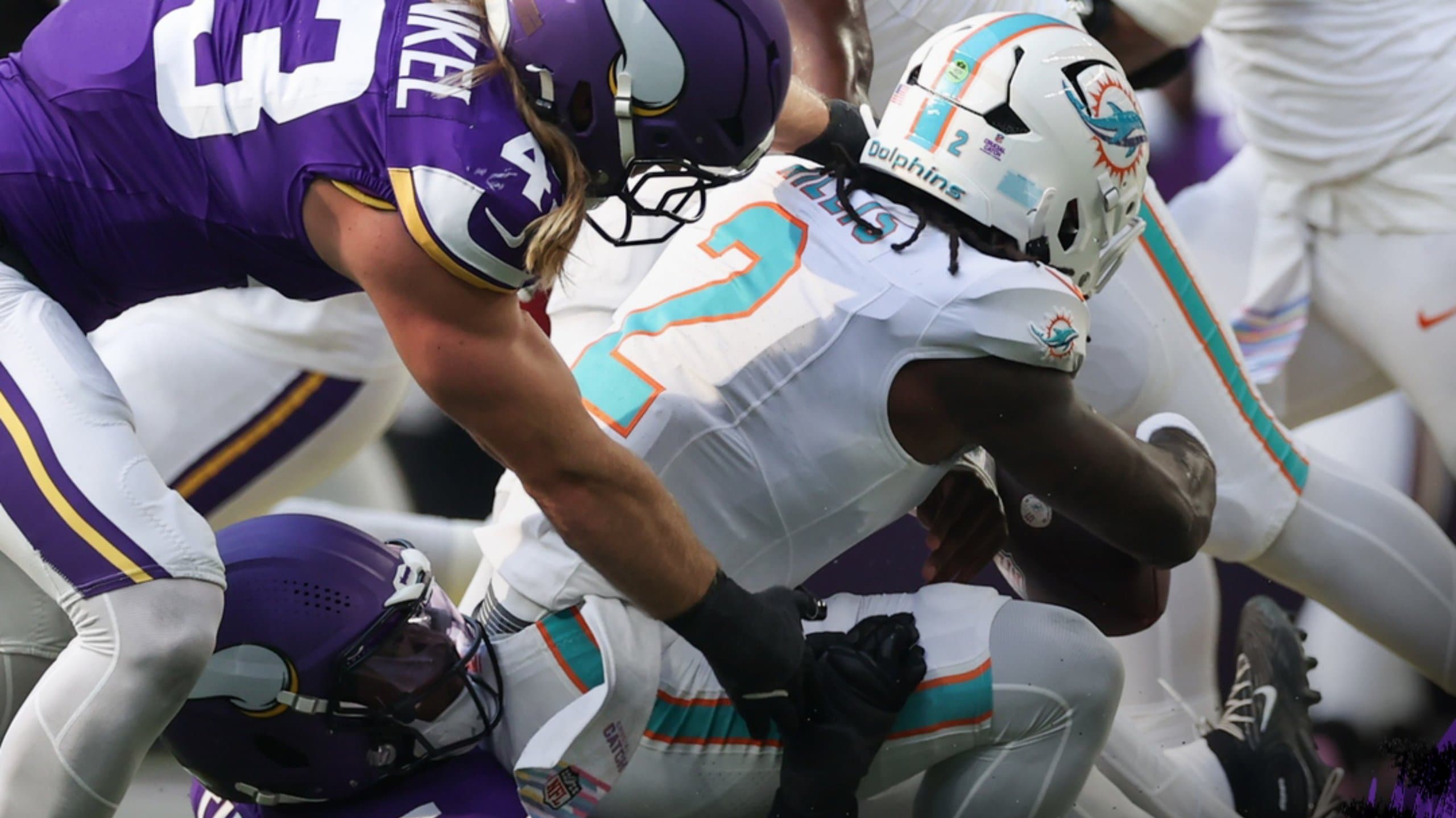 NFL: Vikings vencem Dolphins com cinco field goals de Will Reichard
