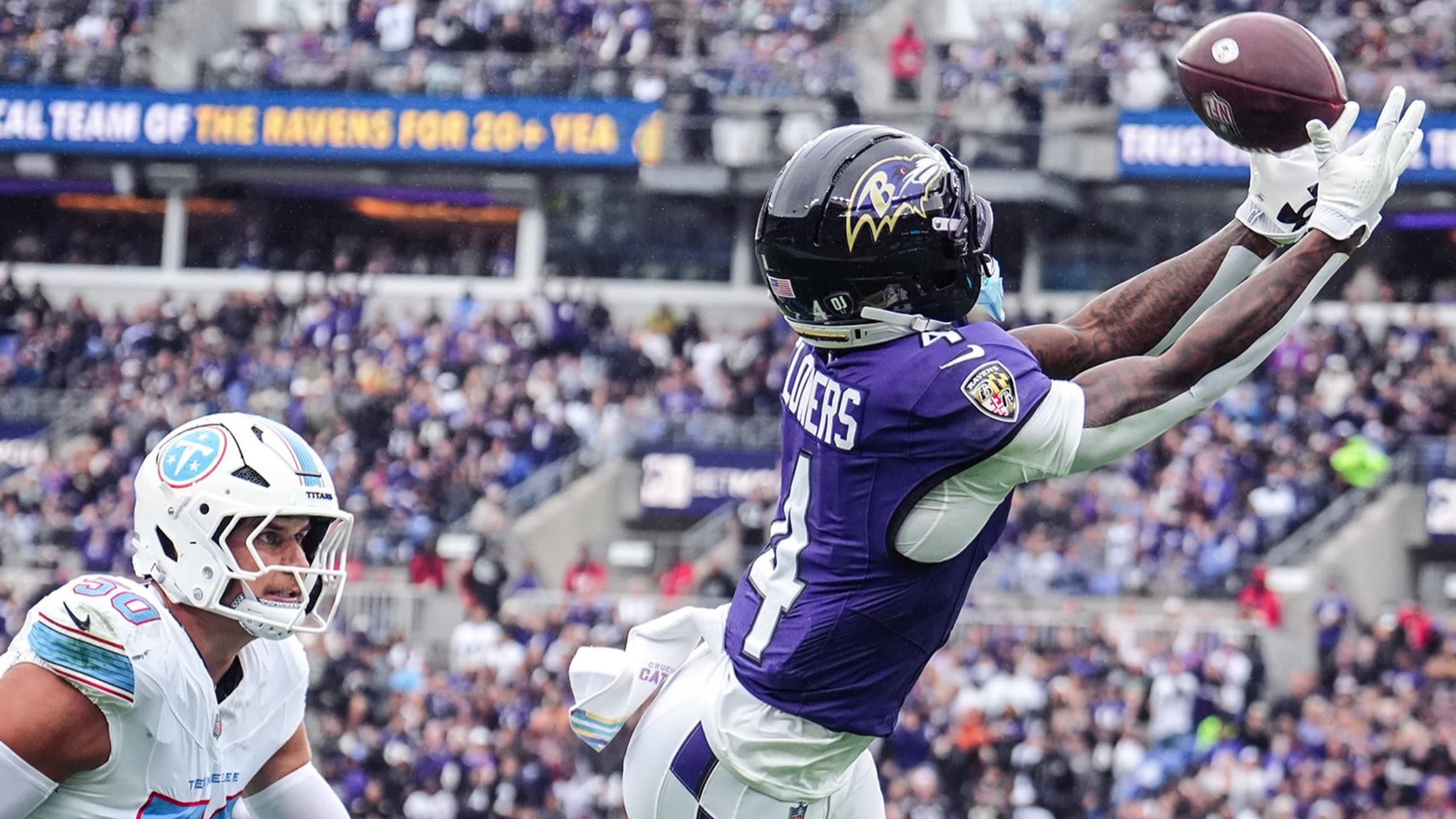 NFL: Ravens dominam segundo quarto e derrotam Titans