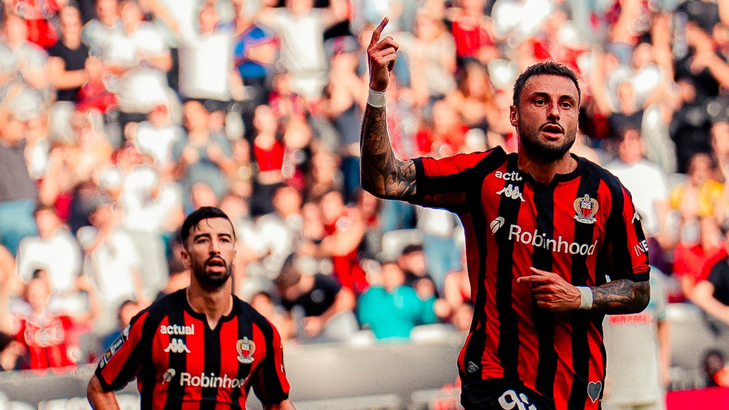 Com gol de Clauss no fim, Nice vira sobre o Strasbourg