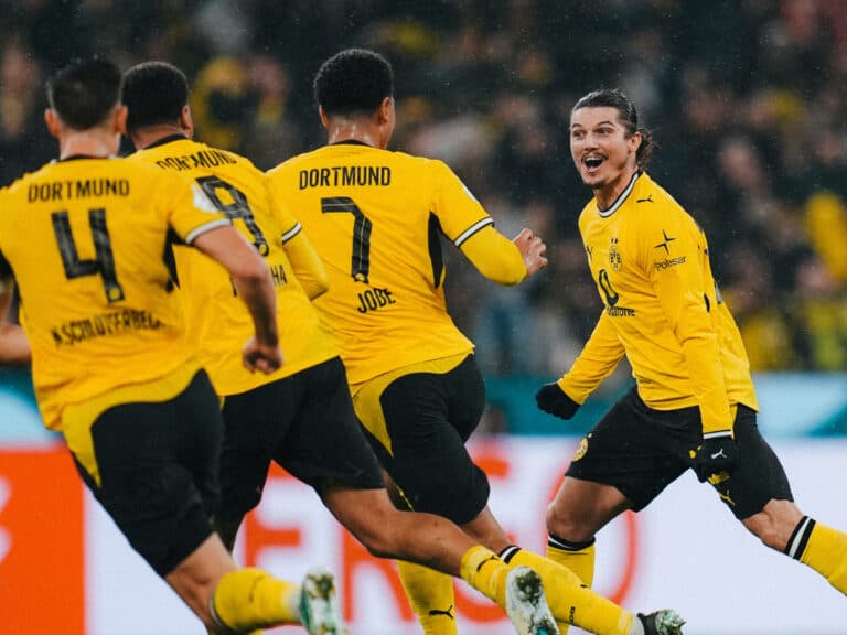 Dortmund vence o Bremen com gol nos acréscimos e avança na Copa da Alemanha