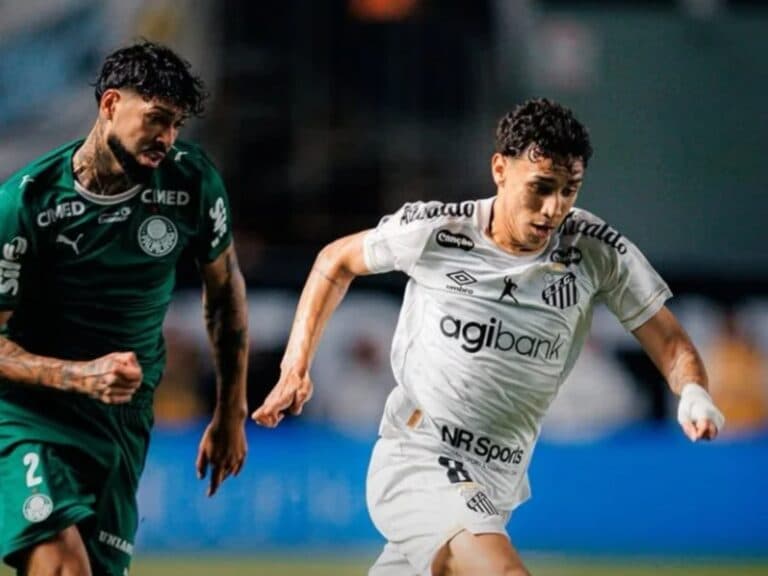 Palmeiras empata com Santos e Flamengo pode ampliar vantagem