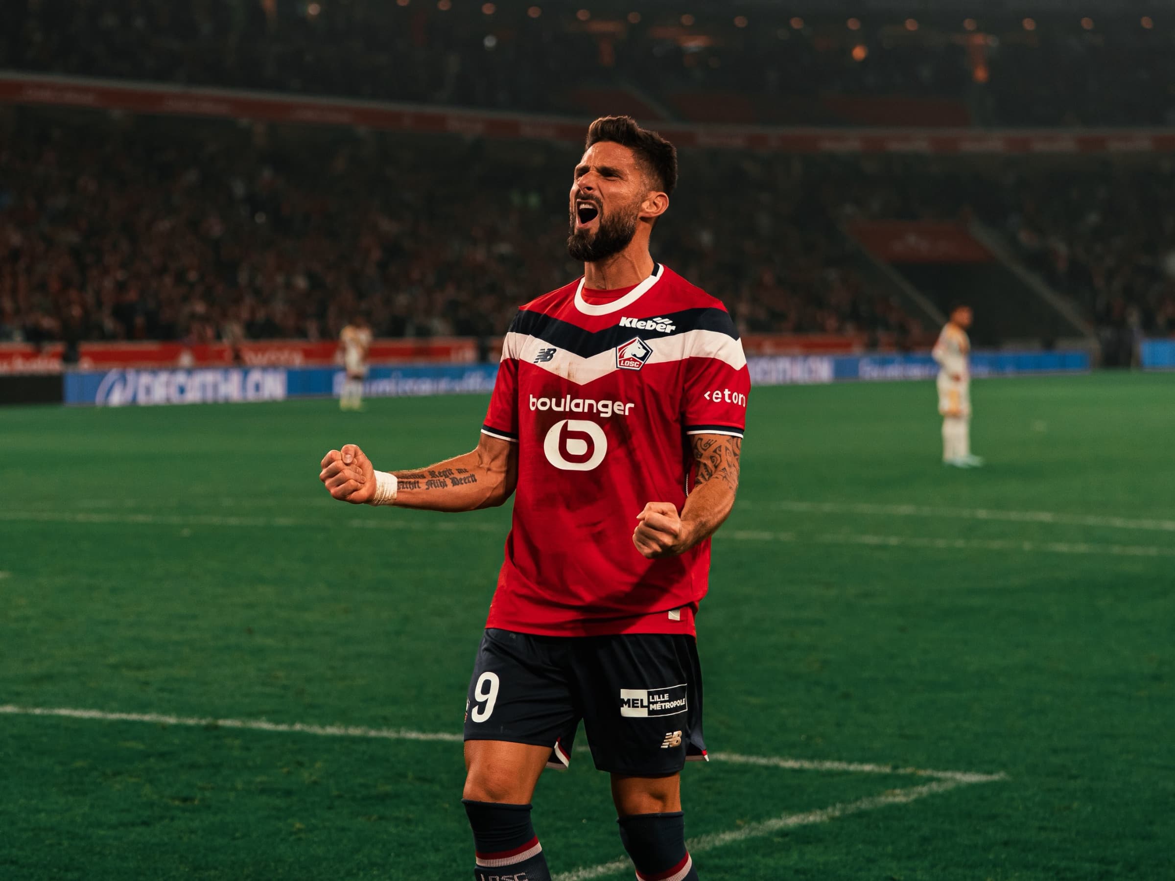 Giroud, do Lille - Foto: Divulgação/Lille