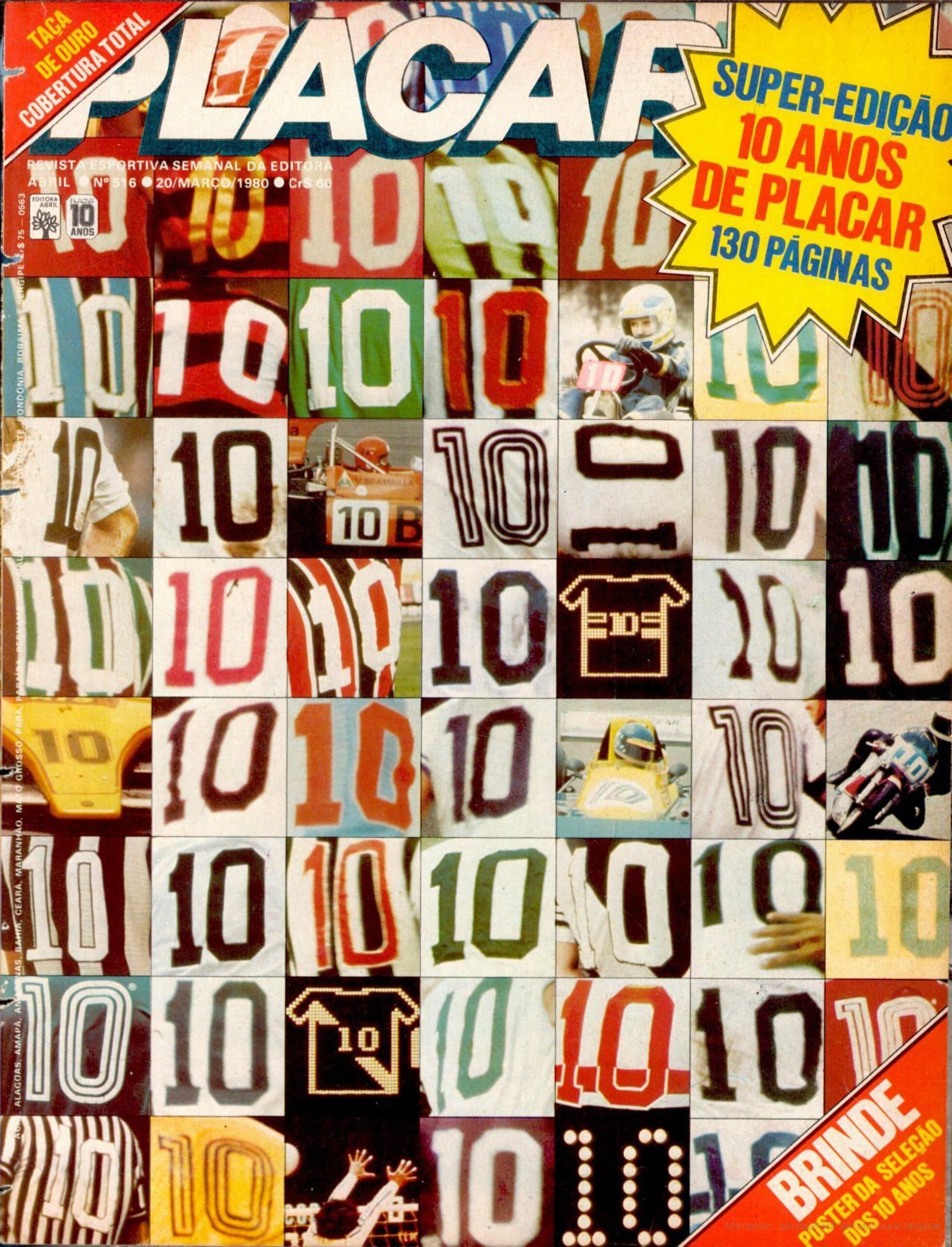 Capa da edição Nº 516 da revista PLACAR
