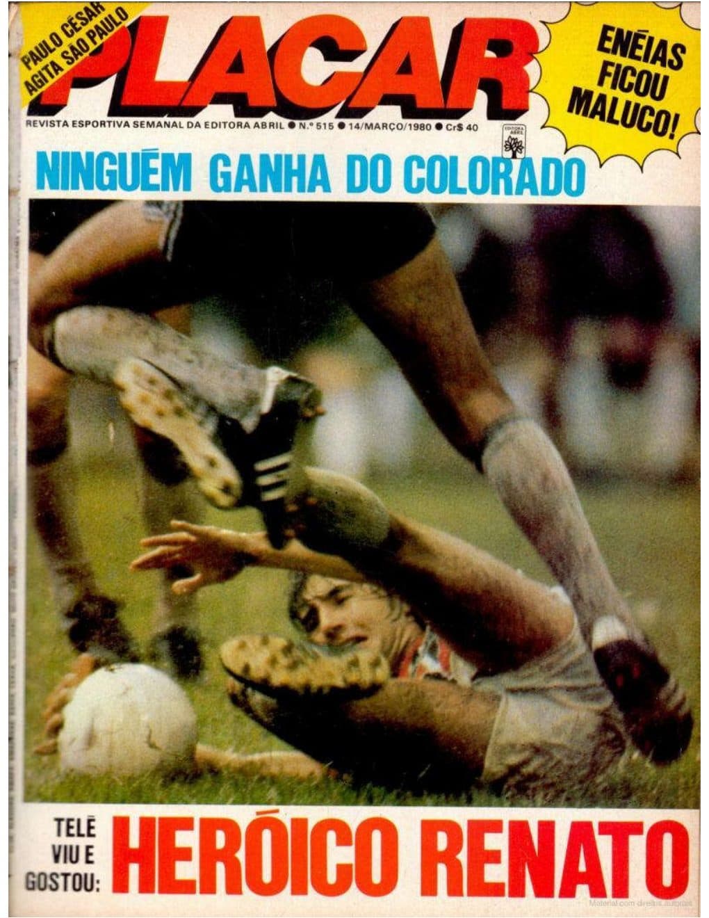 Capa da edição Ninguém ganha do Colorado da revista PLACAR