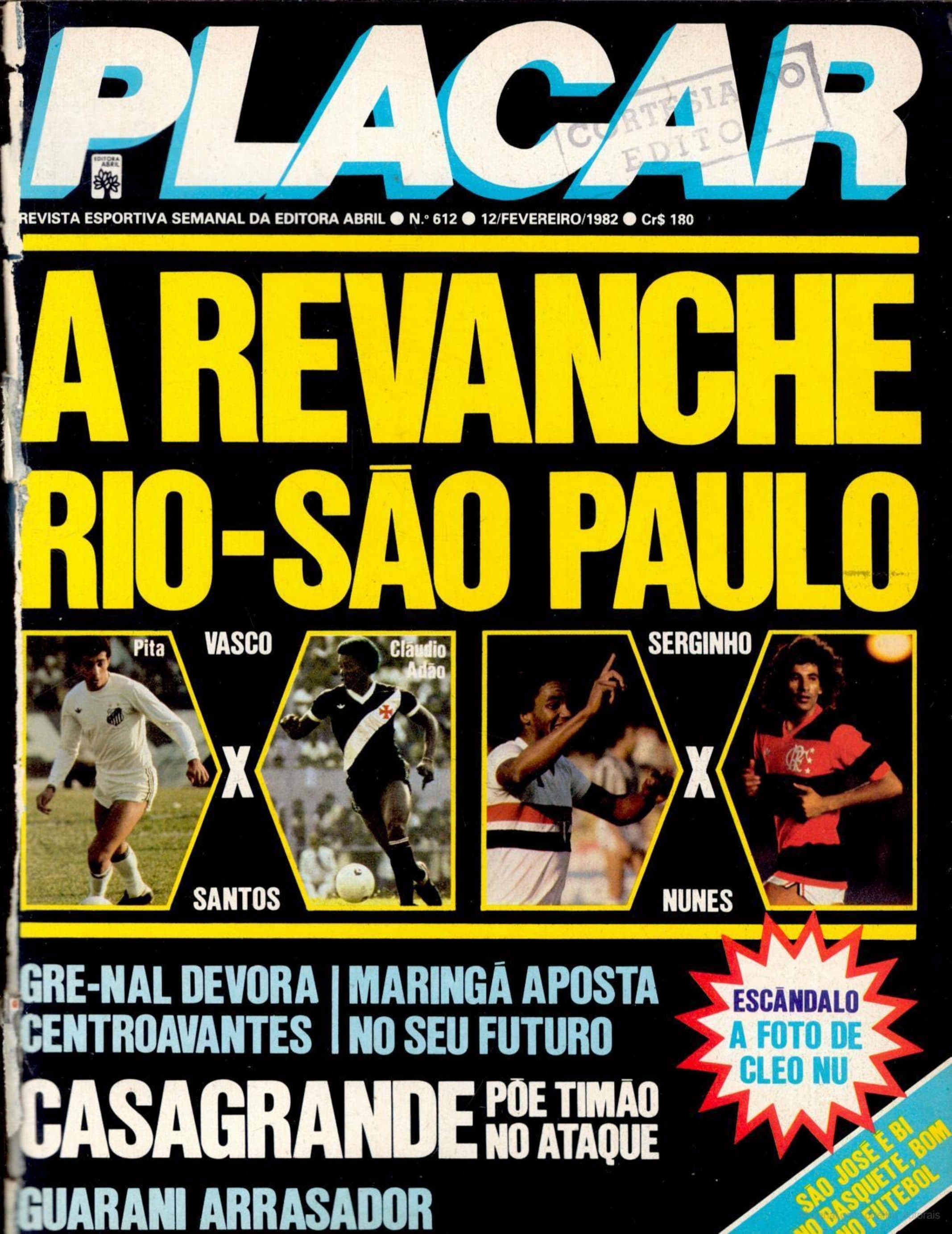 Capa da edição Nº 612 da revista PLACAR