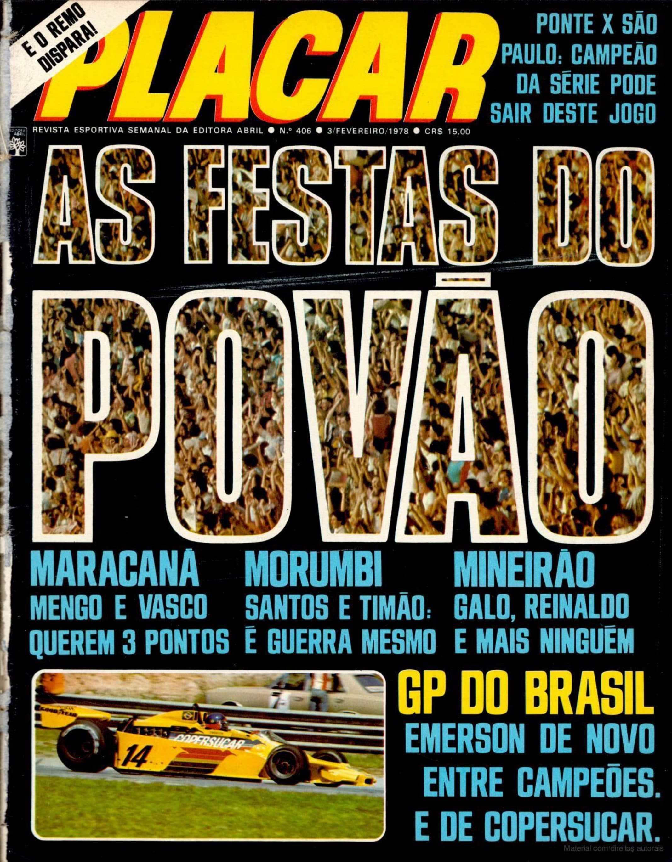 Capa da edição As Festas do Povão da revista PLACAR