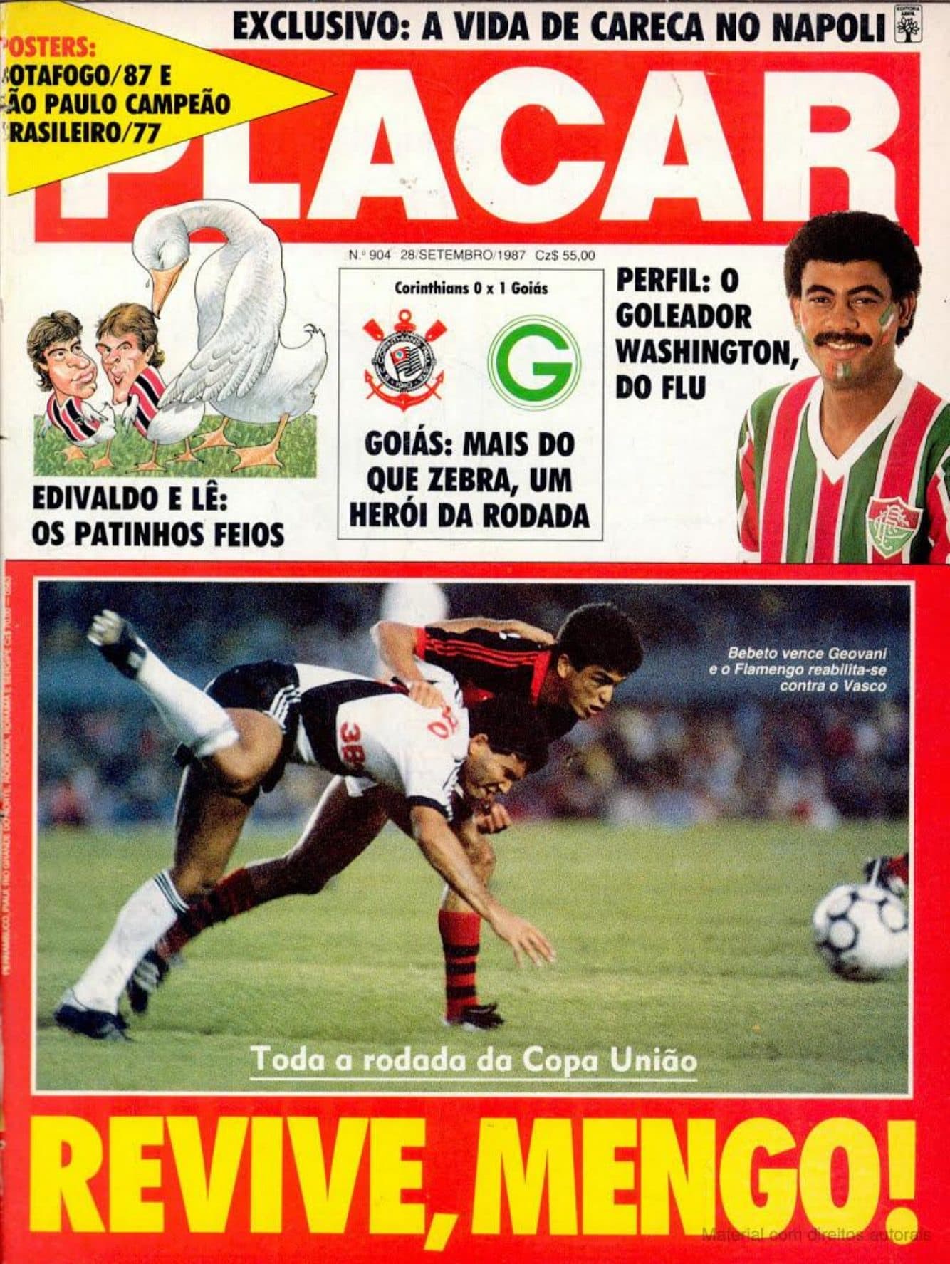 Capa da edição Goiás: mais do que zebra, um herói da rodada da revista PLACAR