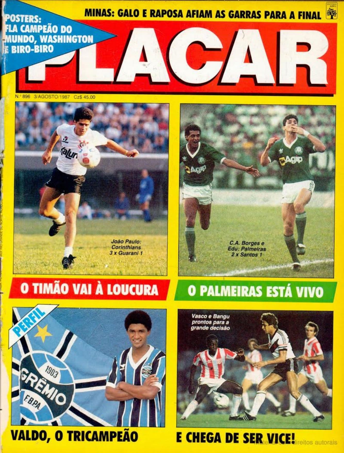 Capa da edição Minas: Galo e Raposa afiam as garras para a final da revista PLACAR