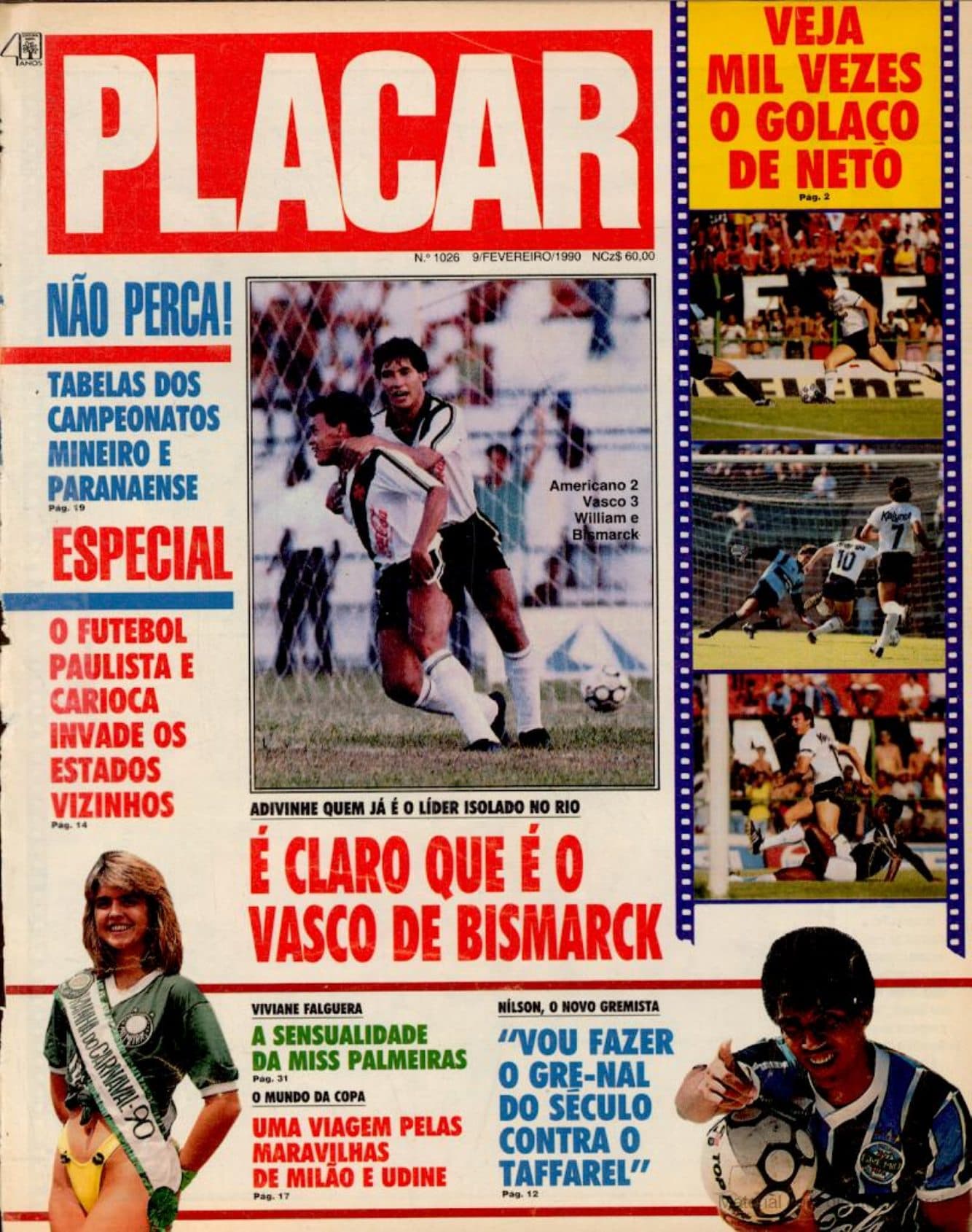 Capa da edição: 1990-EDIÇÃO