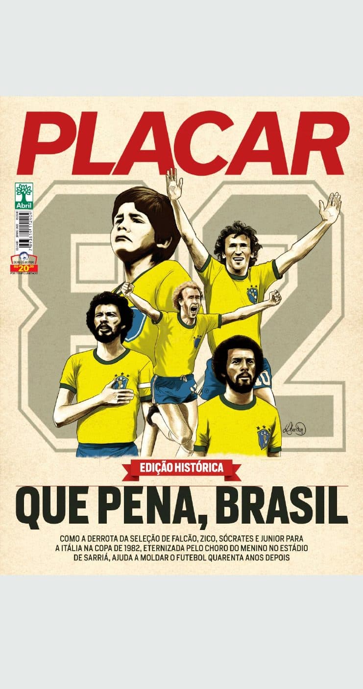 Capa da edição QUE PENA, BRASIL da revista PLACAR
