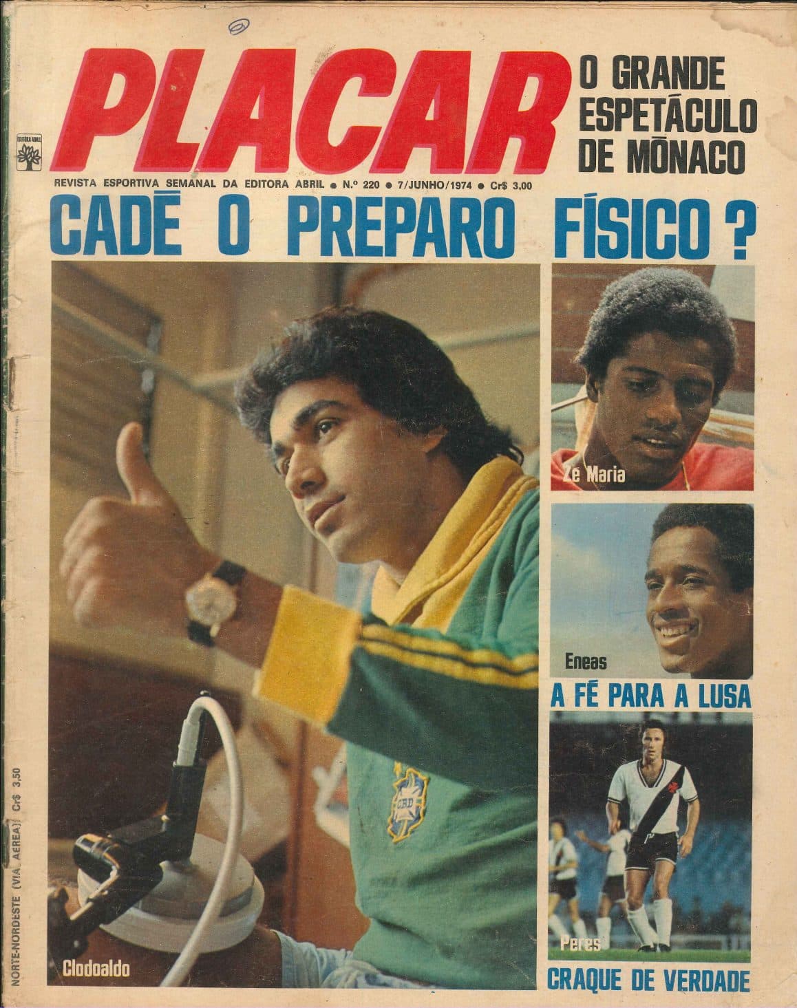 Capa da edição Cadê o Preparo Físico? da revista PLACAR