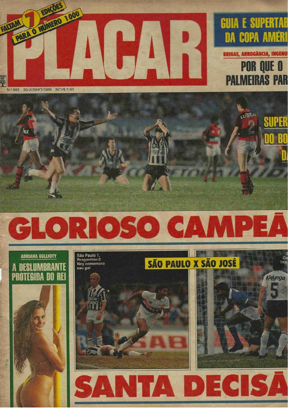 Capa da edição Nº 993 da revista PLACAR