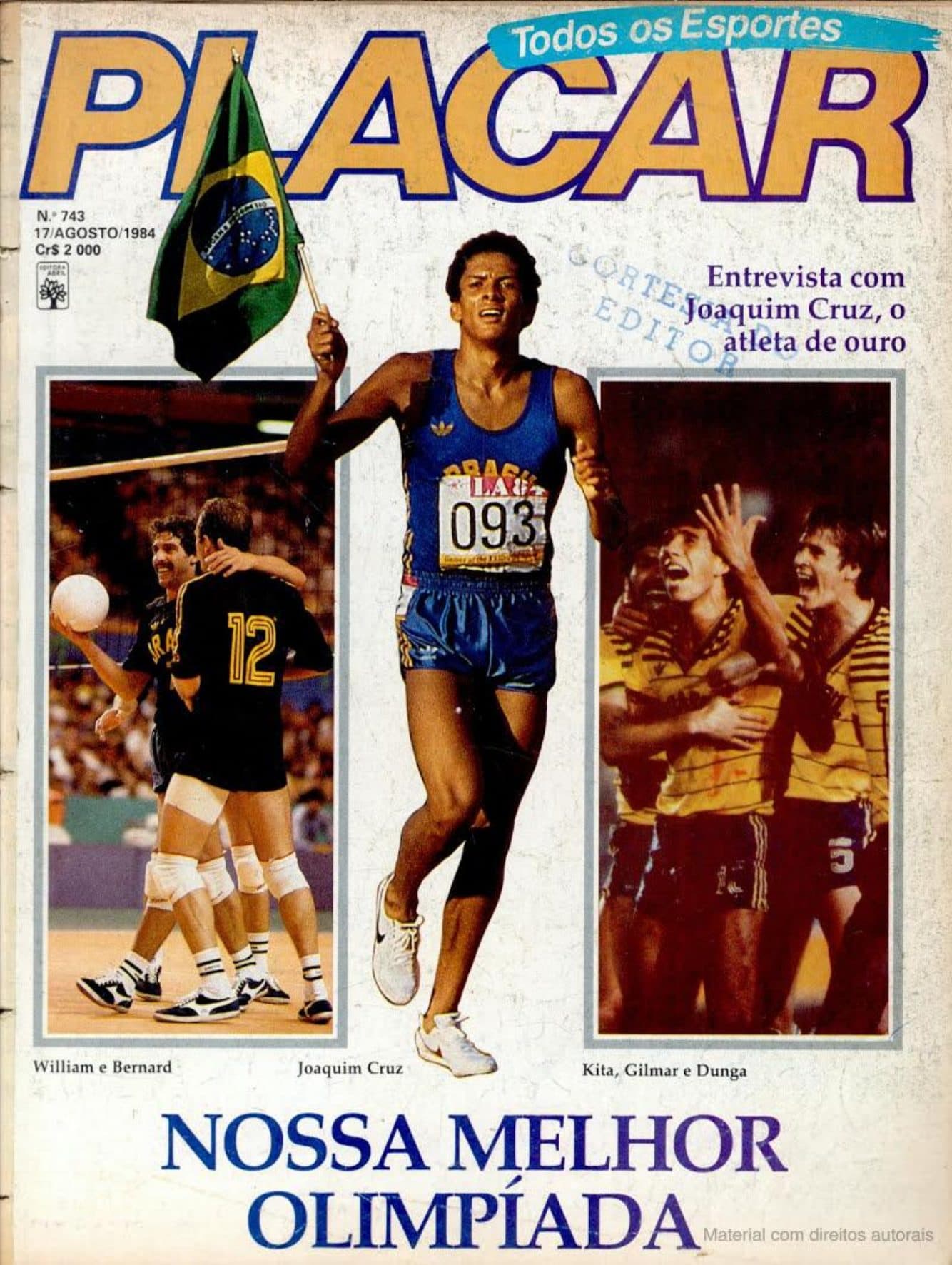 Capa da edição Nº 743 da revista PLACAR