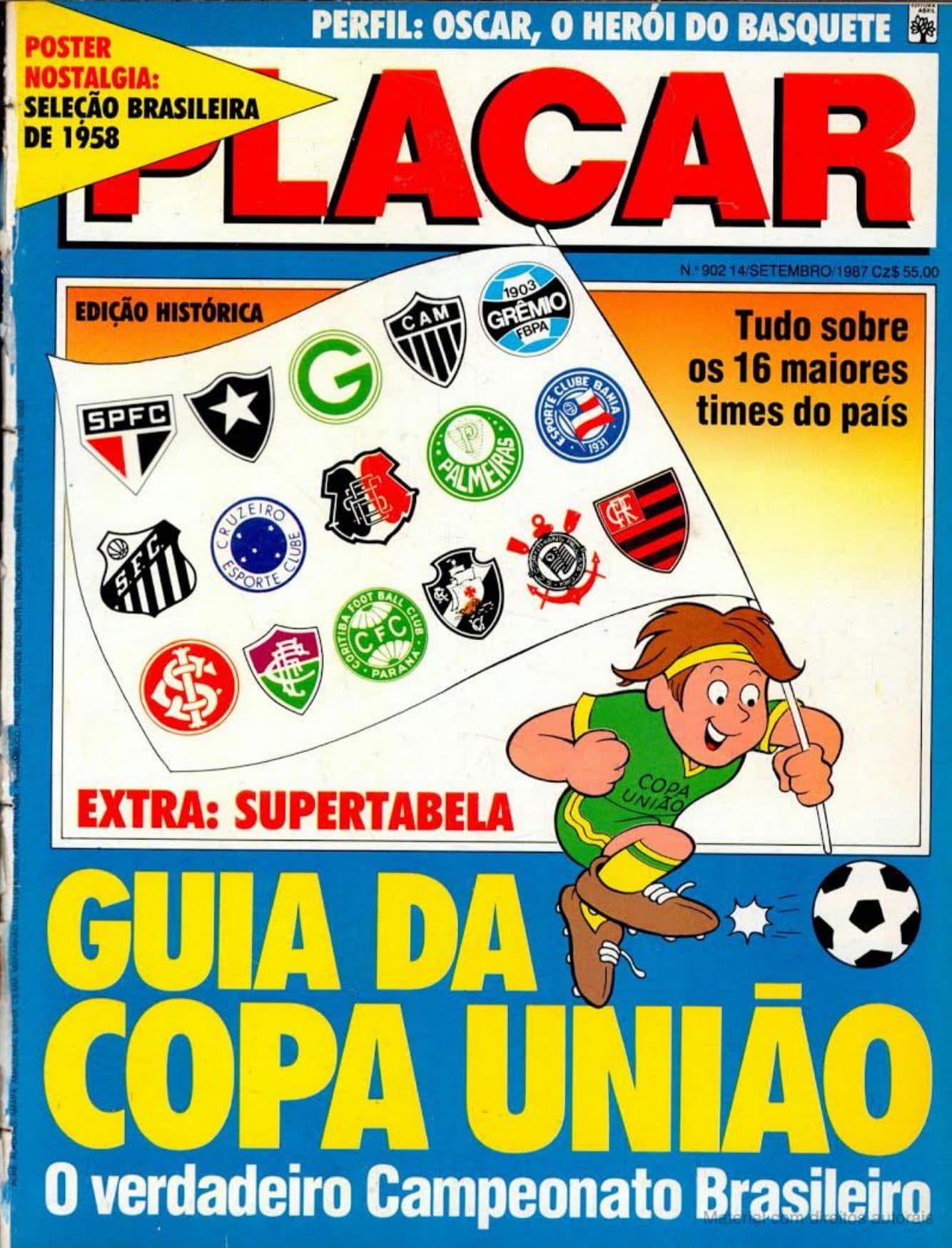 Capa da edição GUIA CB da revista PLACAR