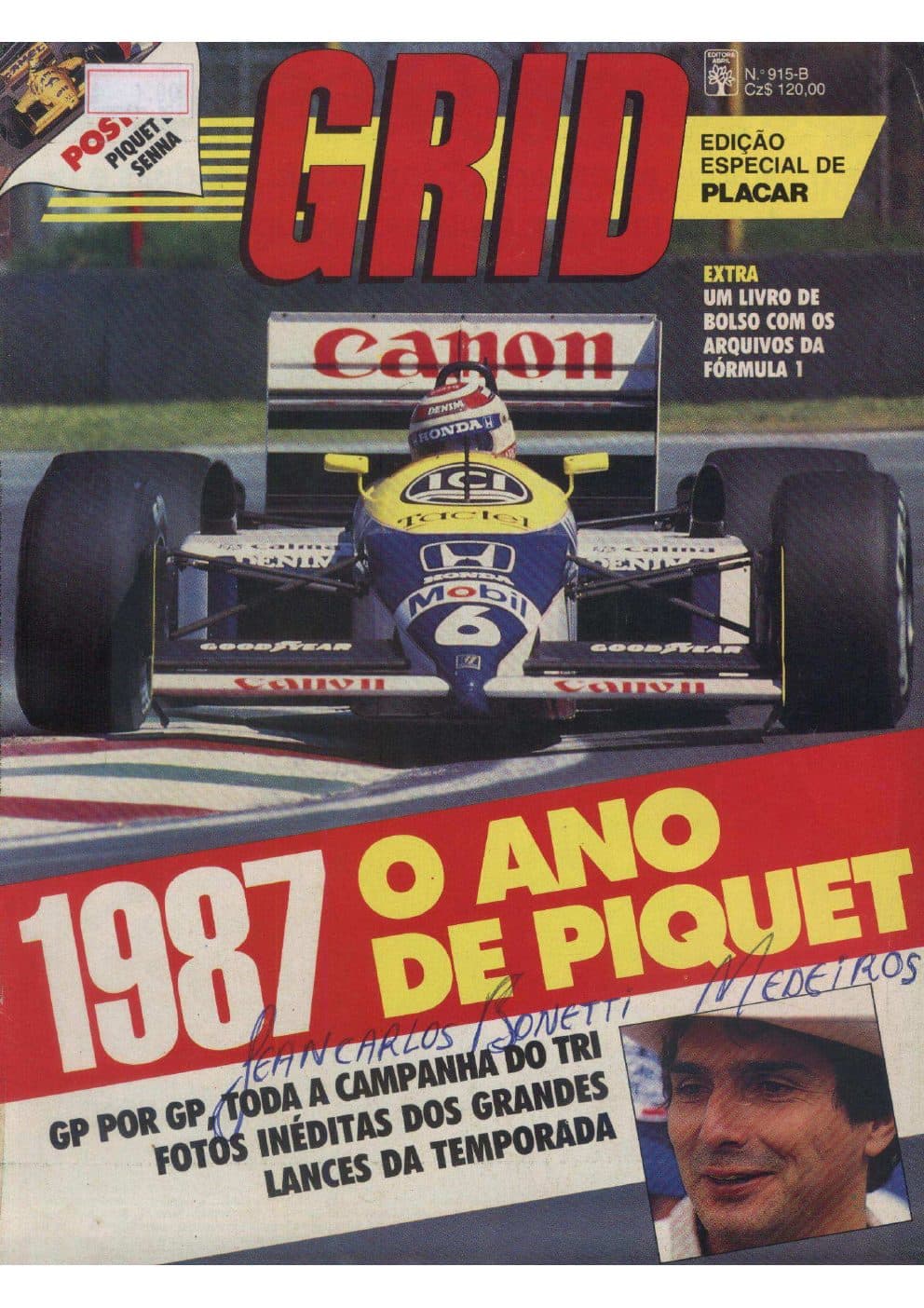 Capa da edição GRID-PLACAR da revista PLACAR