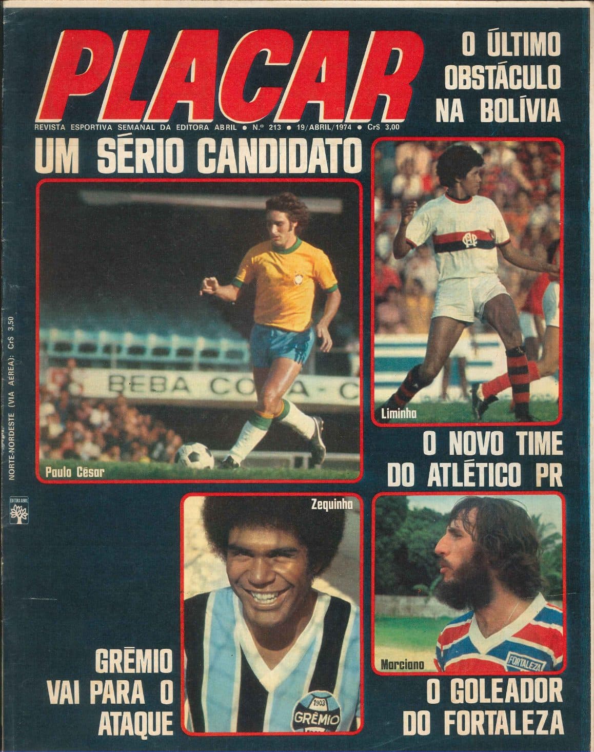 Capa da edição Um sério candidato da revista PLACAR