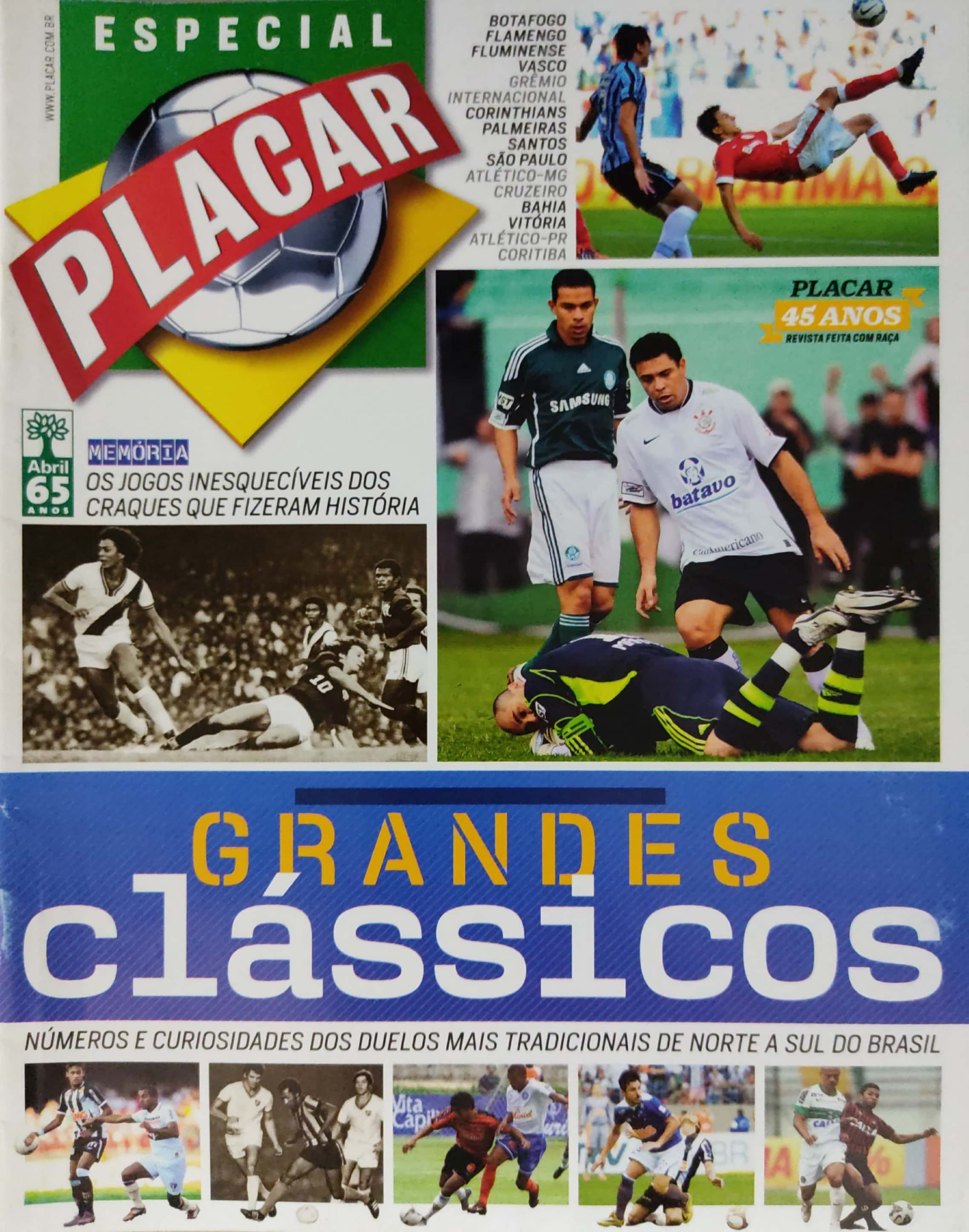 Capa da edição Grandes Clássicos da revista PLACAR