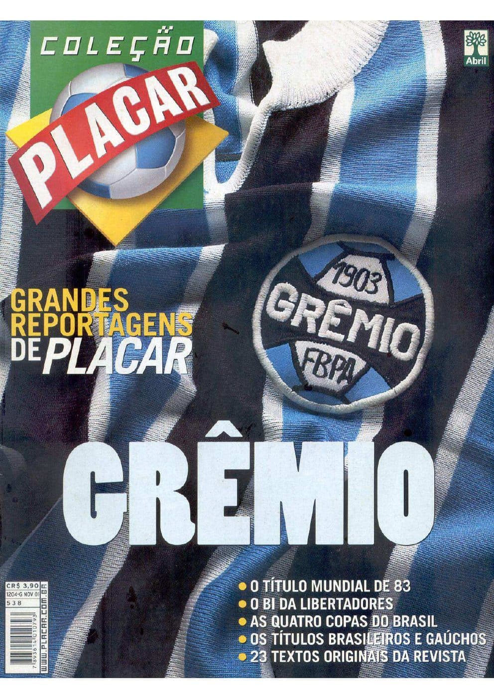 Capa da edição Nº 1204G da revista PLACAR