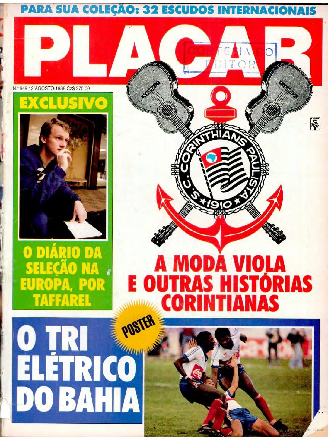 Capa da edição Nº 949 da revista PLACAR