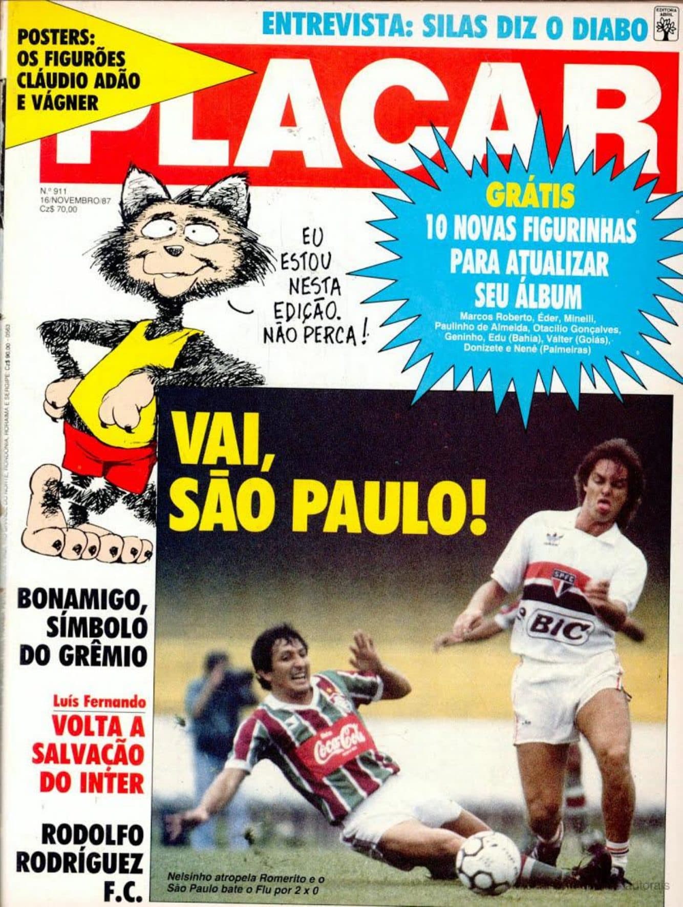Capa da edição VAI, SÃO PAULO! da revista PLACAR