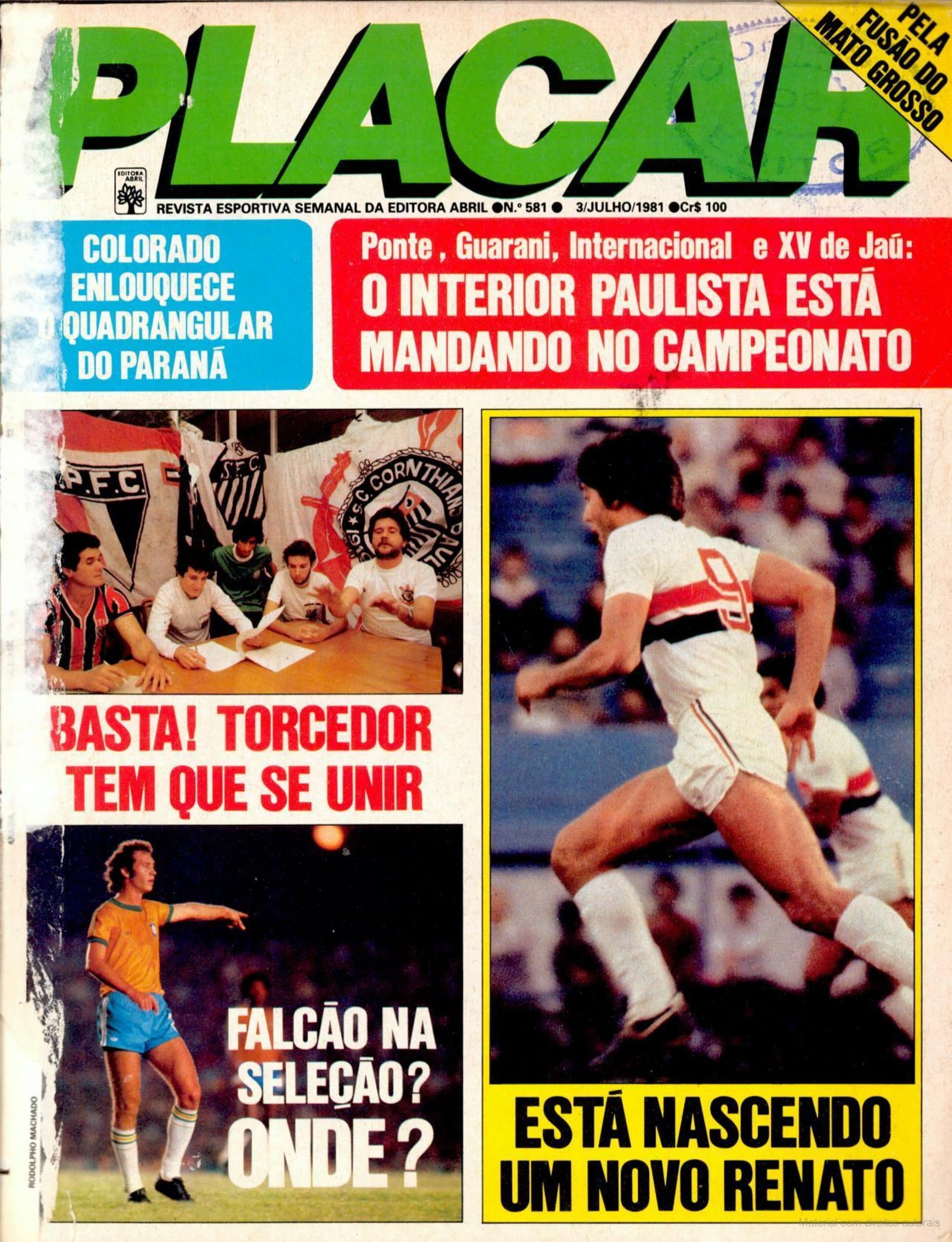 Capa da edição O Interior Paulista Está Mandando no Campeonato da revista PLACAR