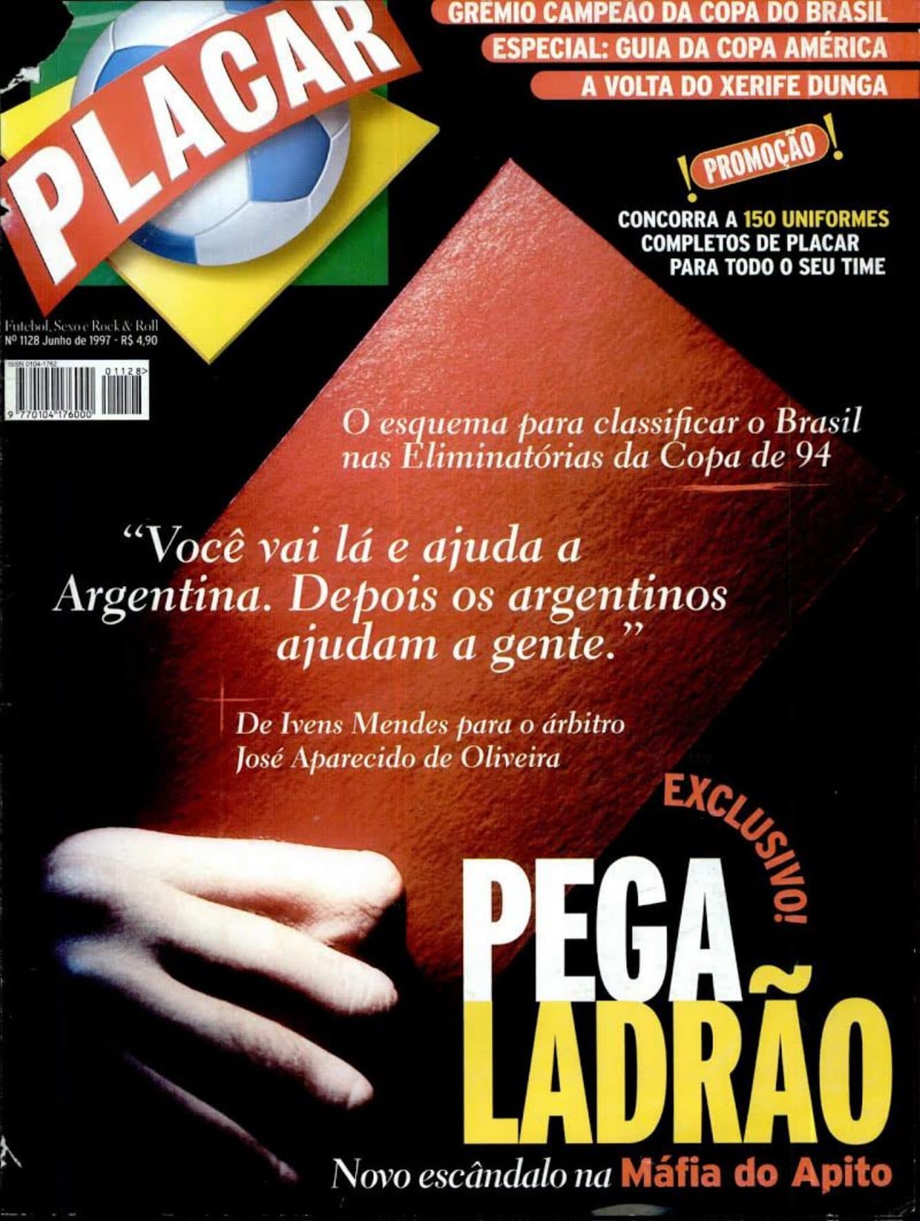 Capa da edição Nº 1128 da revista PLACAR