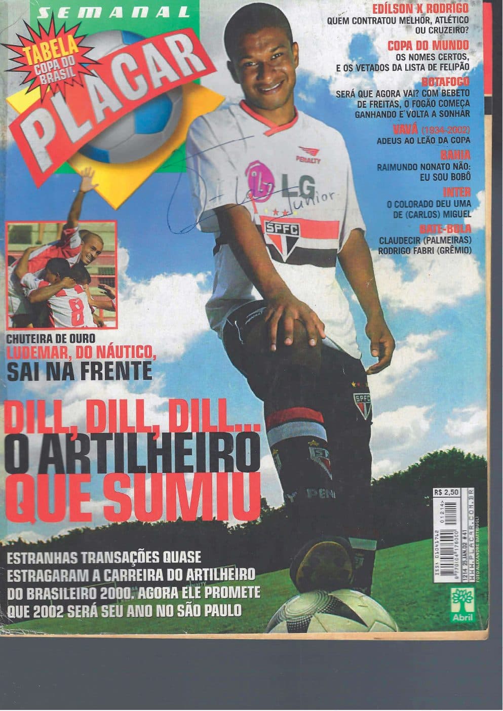 Capa da edição Nº 1214 da revista PLACAR