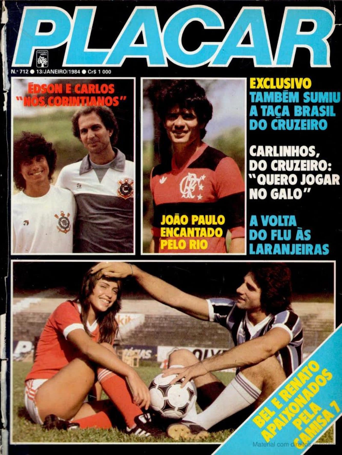 Capa da edição Nº 712 da revista PLACAR