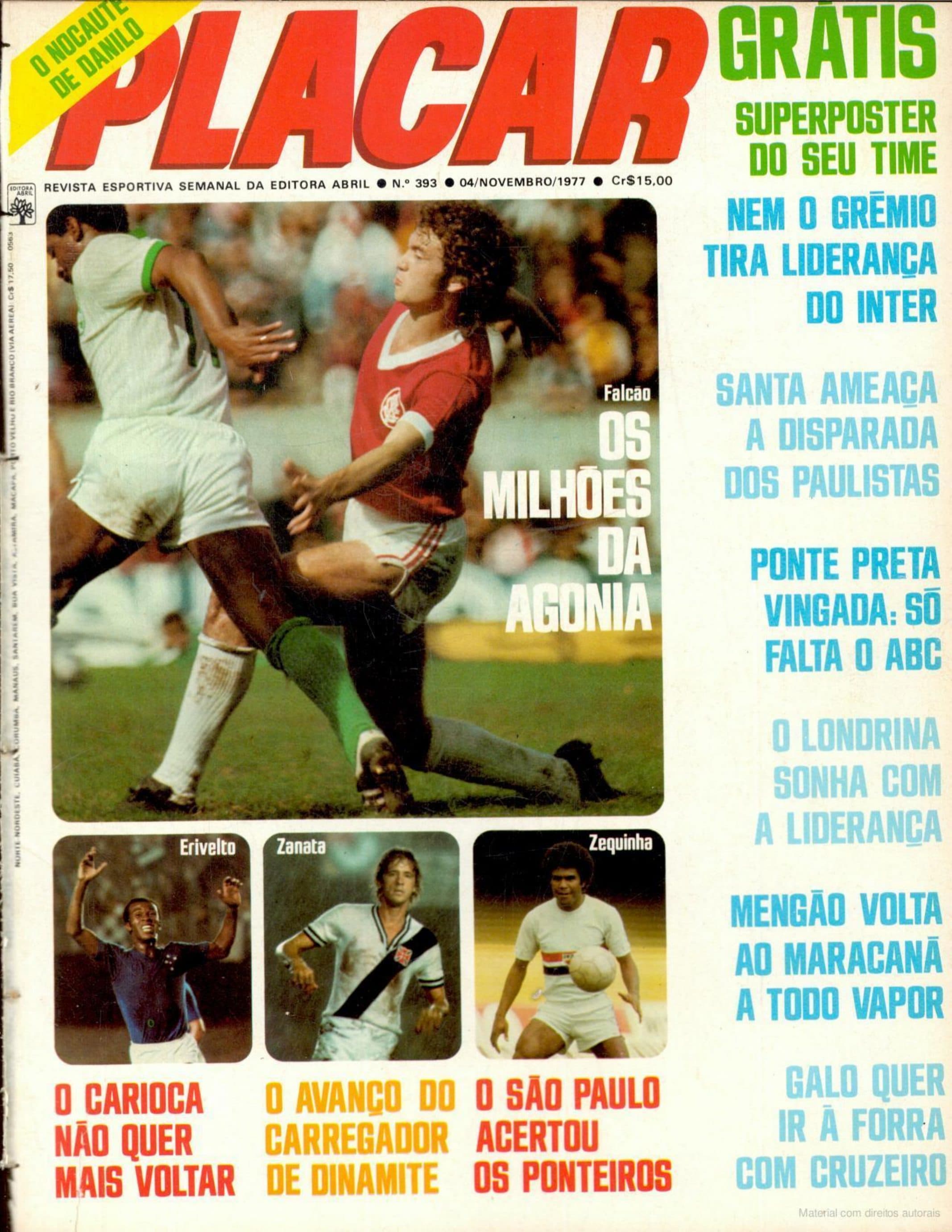 Capa da edição Falcão: Os milhões da agonia da revista PLACAR