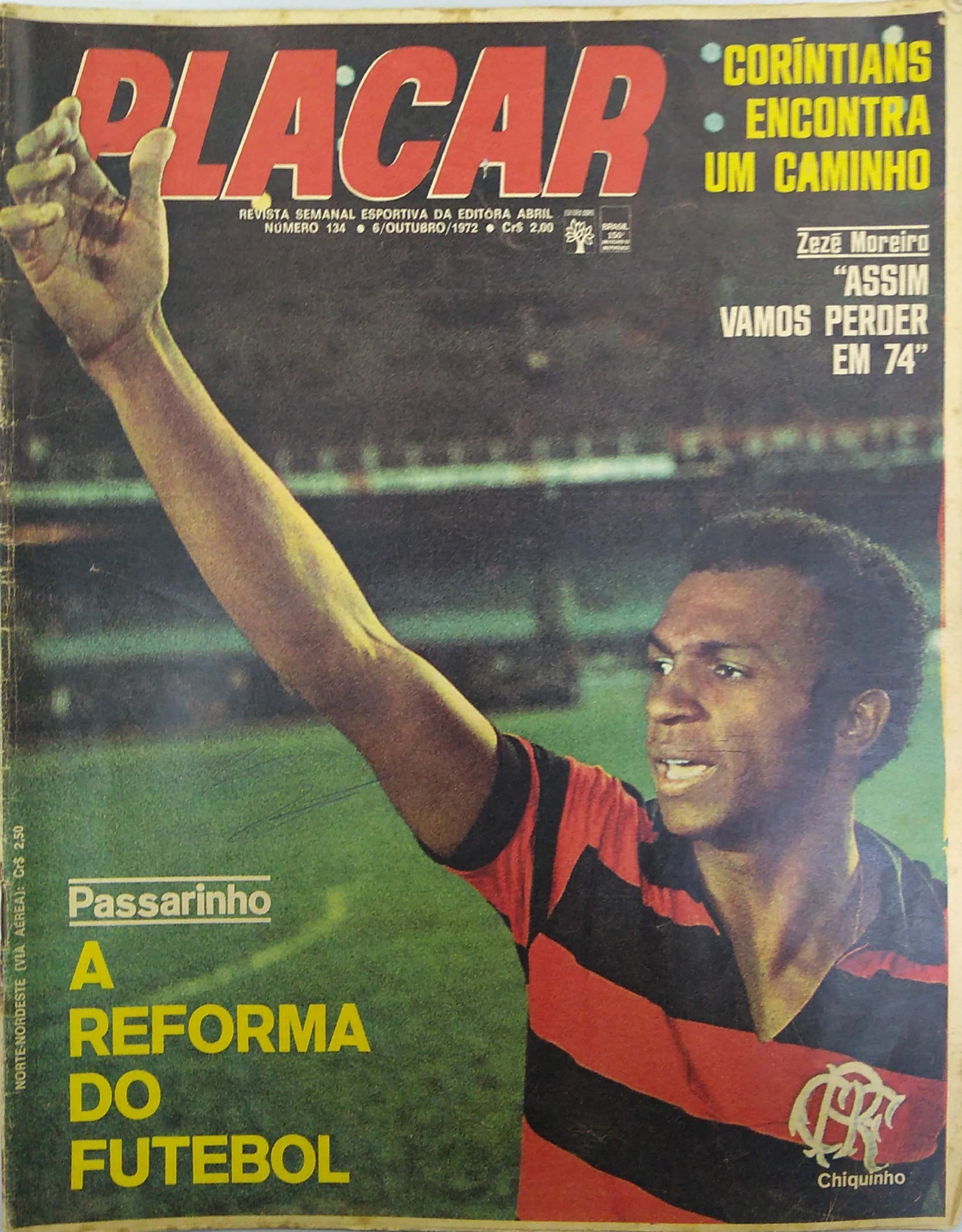 Capa da edição Passarinho: A Reforma Do Futebol da revista PLACAR
