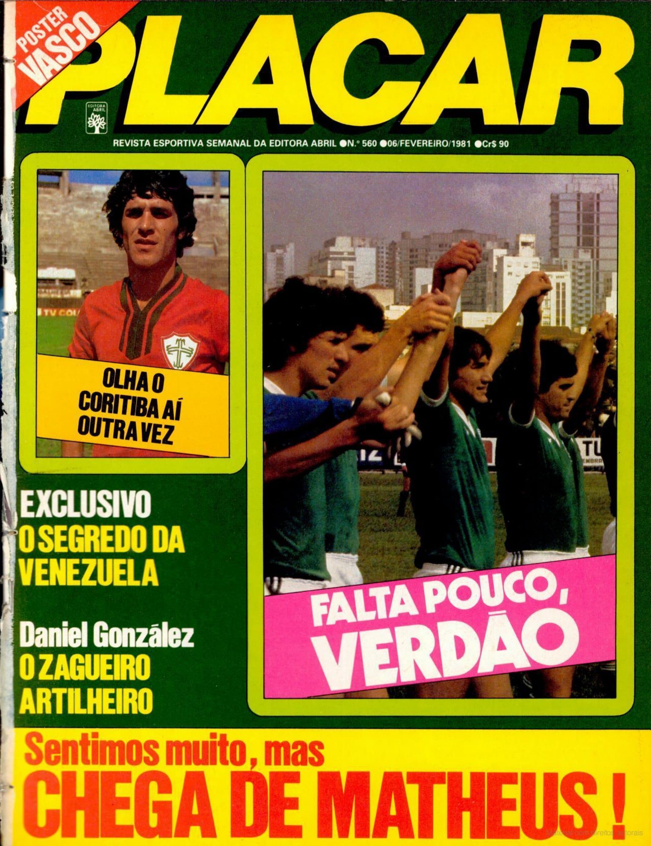 Capa da edição Sentimos muito, mas chega de Matheus! da revista PLACAR